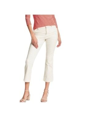 J. CREW Cream Color “Sammie” Khaki Cropped Pants Size 26 NWOT!